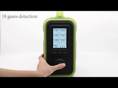 Salvaguardar vidas Analista de gas de calidad del aire con detección de hasta 18 gases para evitar fugas de gas