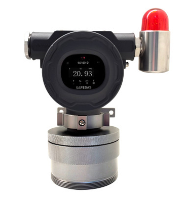 Safegas Wall Mounted Multi Gas Detector 4 In 1 IECEX Certification Diffusion Type