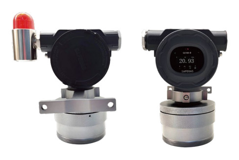 Safegas Wall Mounted Multi Gas Detector 4 In 1 IECEX Certification Diffusion Type