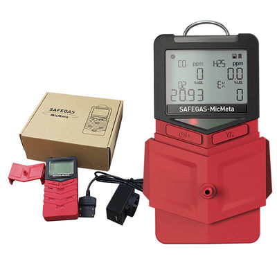 Detector de gas multicompacto MicMeta con protección de identificación y contraseña para la inspección de entrada en espacios confinados