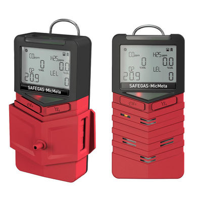 Detector de gas múltiple para espacios confinados IP68 para barcos, O2 CO2 LEL H2S CO, monitor de gas múltiple para inspección marina